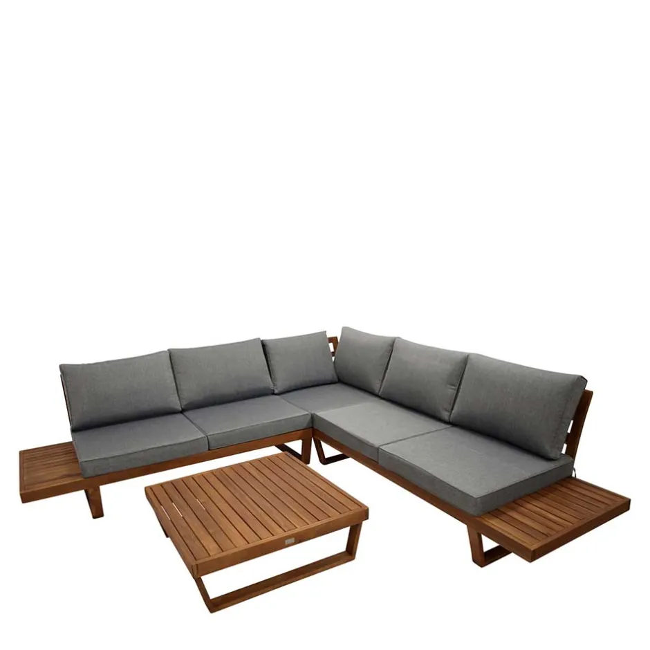 Wohnen Moderne Garten Lounge mit Tisch - Ladosta (vierteilig)