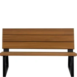 Wohnen Moderne Gartenbank aus Abachi Holz - Liz