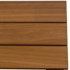 Wohnen Moderne Gartenbank aus Abachi Holz - Liz