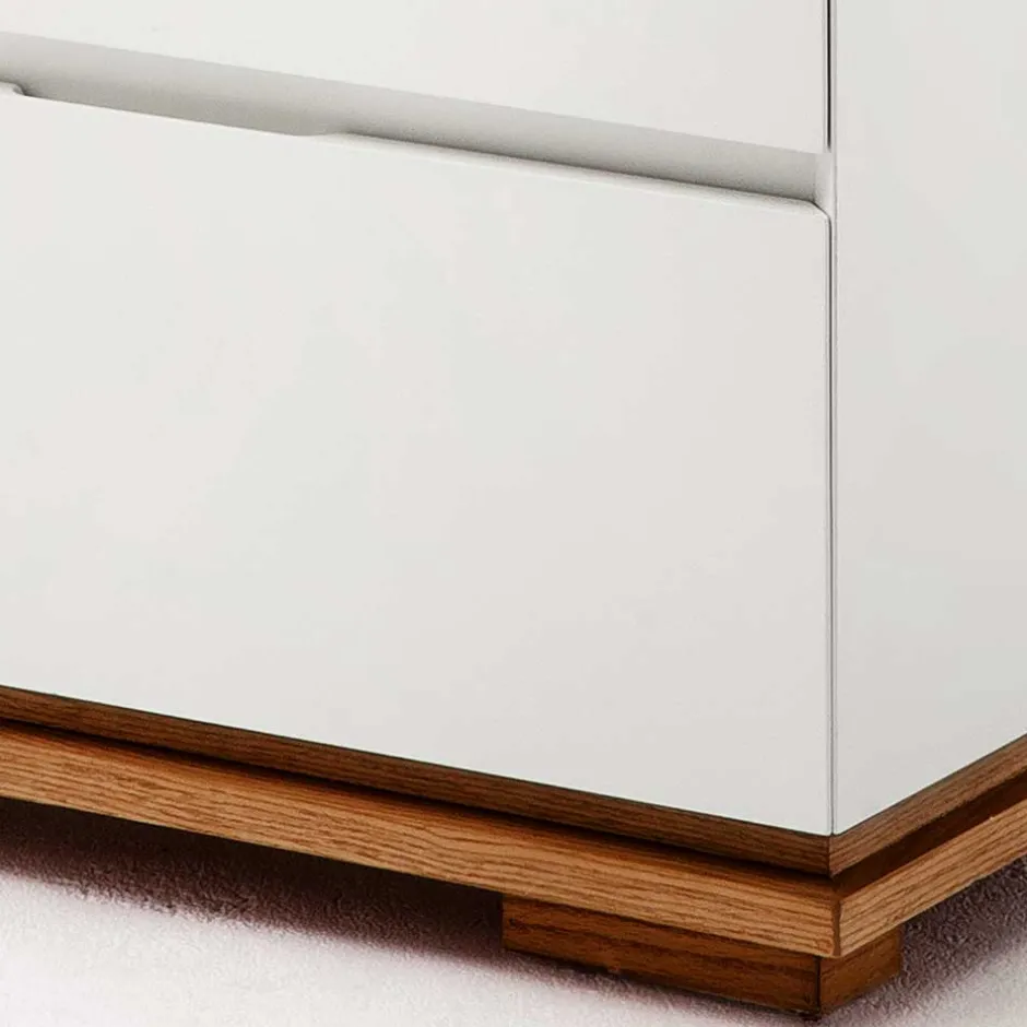 Moderne Hochkommode in Weiß - Vangels^Wohnen Outlet