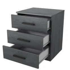 Moderne Nachtkommode in Eiche Grau - Carika^Wohnen Online