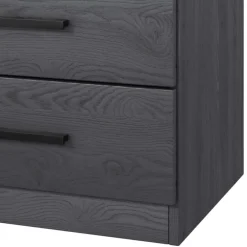 Moderne Nachtkommode in Eiche Grau - Carika^Wohnen Online