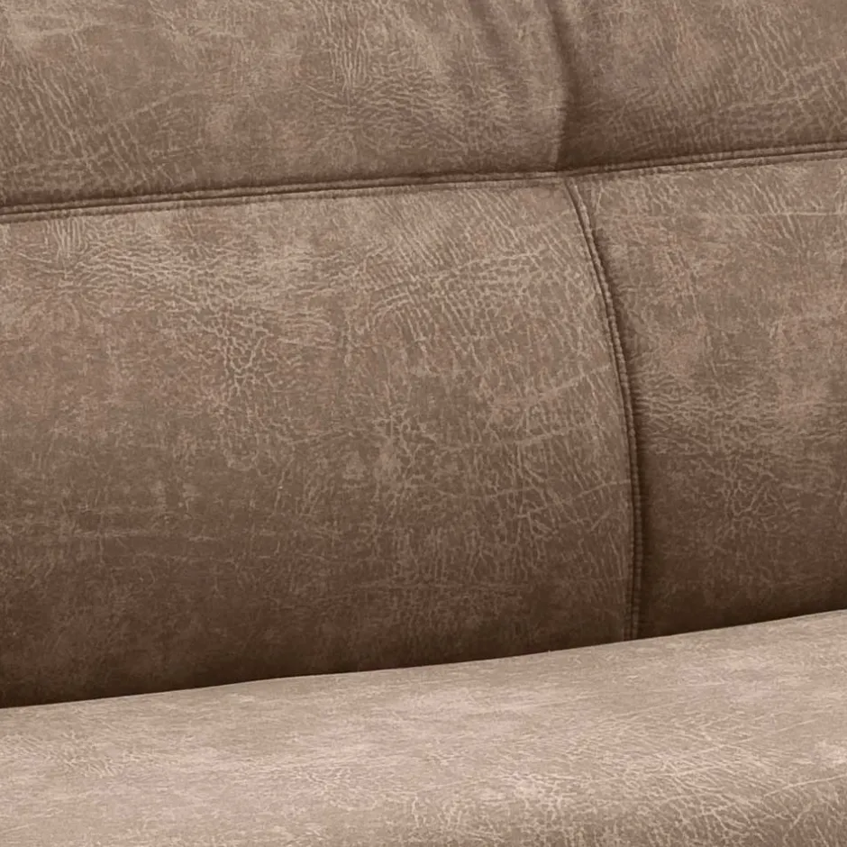 Moderne Polsterbank mit Edelstahl Gestell - Rund^Wohnen Discount