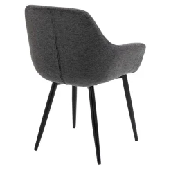 Wohnen Moderne Polsterstühle mit Armlehnen - Salottivo (2er Set)