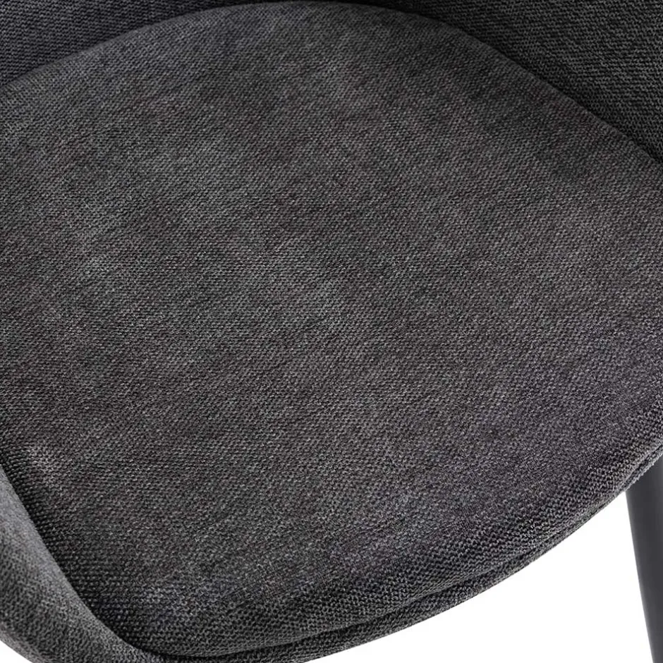 Wohnen Moderne Polsterstühle mit Armlehnen - Salottivo (2er Set)