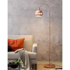 Wohnen Moderne Retro Stehleuchte in Kupferfarben - Cantinar