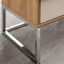 Moderne Schlafzimmerbank mit Kunstleder Beige - Crascanu^Wohnen Discount