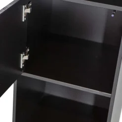 Moderne Schrankwand in Schwarz - Niwidus (fünfteilig)^Wohnen Discount