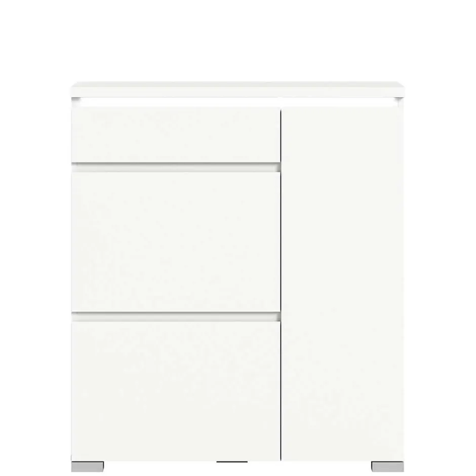 Wohnen Moderne Schuh-Kombikommode in Weiß - Dany