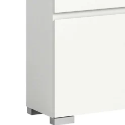 Wohnen Moderne Schuh-Kombikommode in Weiß - Dany