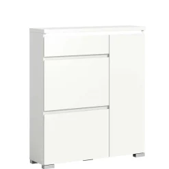 Wohnen Moderne Schuh-Kombikommode in Weiß - Dany