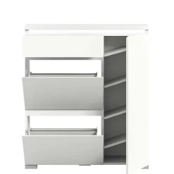 Wohnen Moderne Schuh-Kombikommode in Weiß - Dany