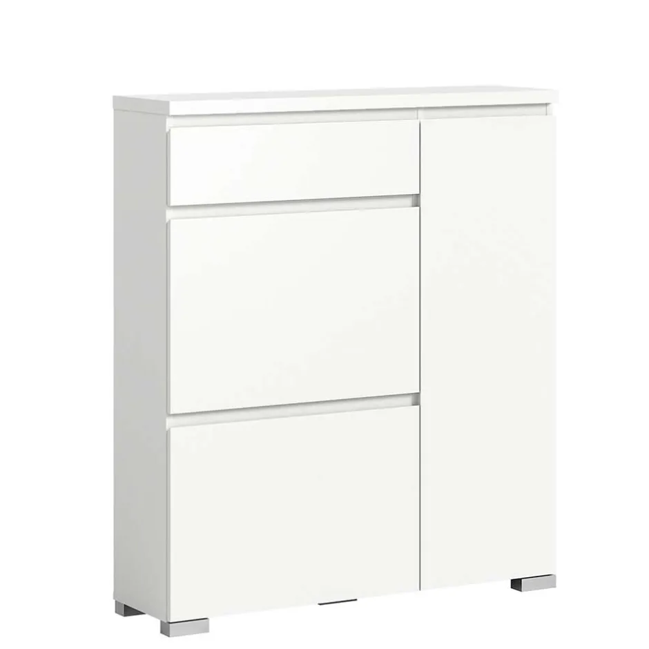 Wohnen Moderne Schuh-Kombikommode in Weiß - Dany