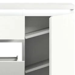 Wohnen Moderne Schuh-Kombikommode in Weiß - Dany