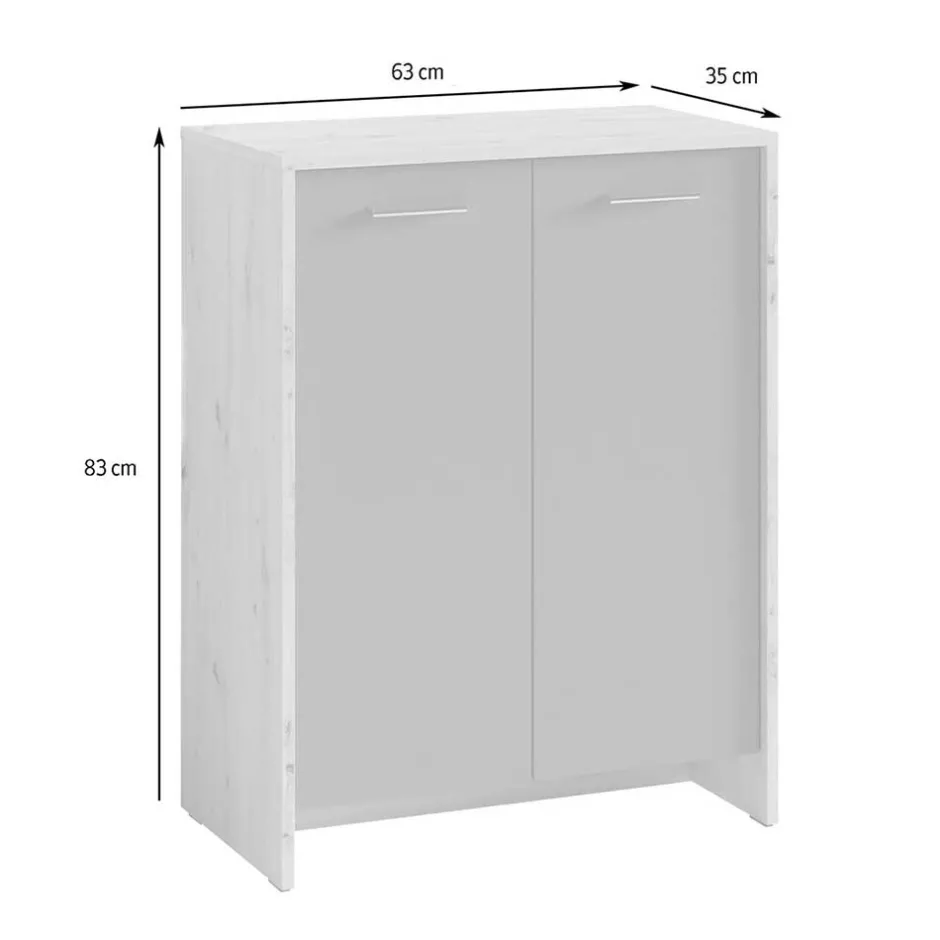 Wohnen Moderne Schuhkommode zweifarbig - Ungaran