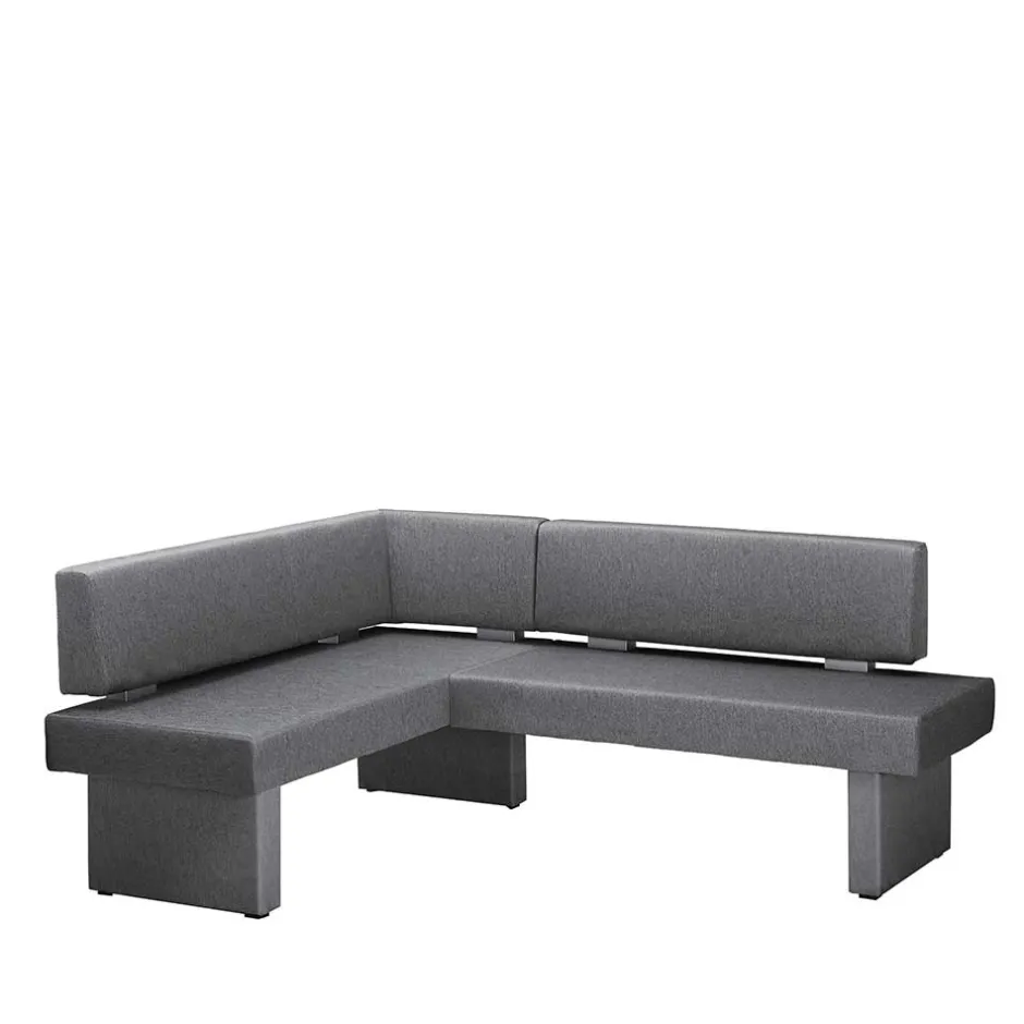 Moderne Stoff Eckbank in Grau - Classimo^Wohnen