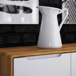 Moderne 2-türige Kommode in Weiß & Wildeiche - Diesta^Wohnen