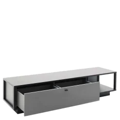 Moderne TV Anbauwand in Grau - Ridona (zweiteilig)^Wohnen Hot