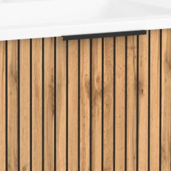 Wohnen Moderne Waschkonsole mit Einlassbecken - Crystoga