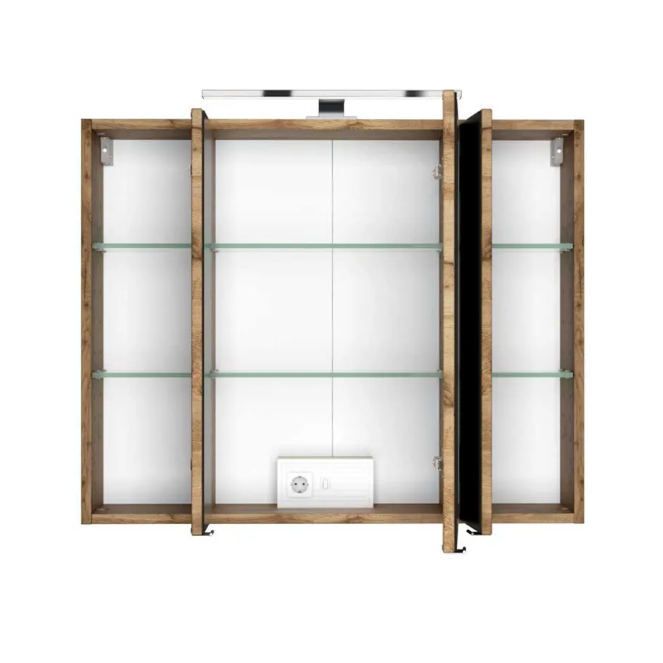 Wohnen Moderne Waschplatz Kombi in Weiß - Maklesa (zweiteilig)