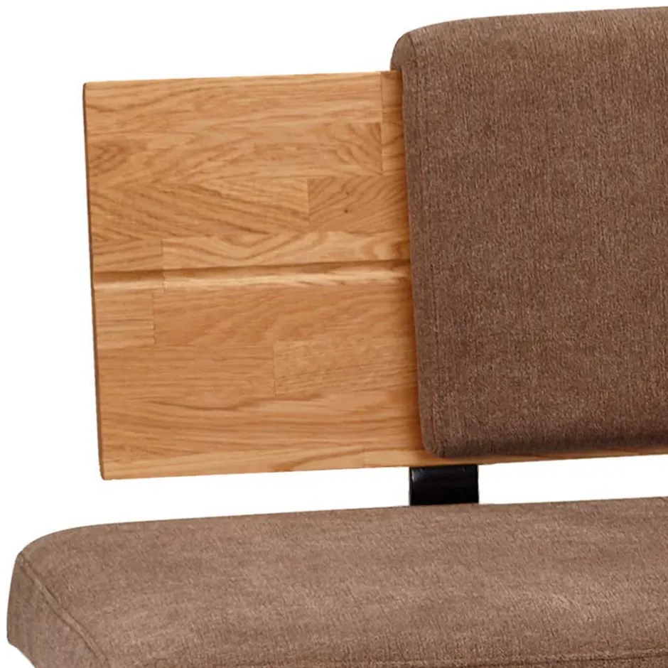 Wohnen Moderne Wildeiche Eckbank mit Polsterung - Virds