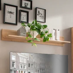 Wohnen Moderne Wohnwand aus Holz - Dulciana (vierteilig)