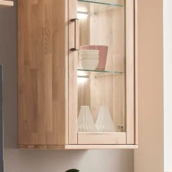 Wohnen Moderne Wohnwand aus Holz - Dulciana (vierteilig)