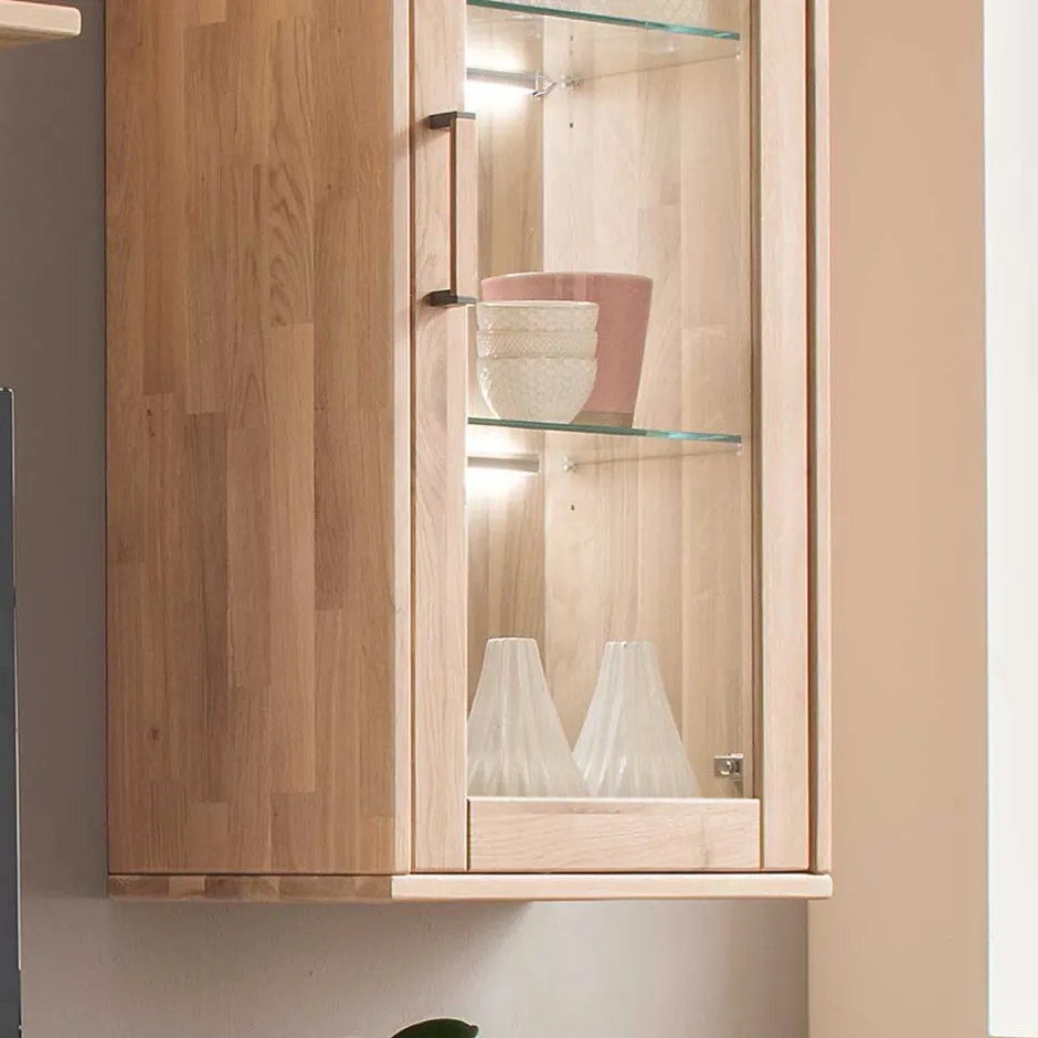 Wohnen Moderne Wohnwand aus Holz - Dulciana (vierteilig)