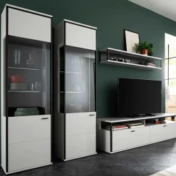 Wohnen Moderne Wohnwand-Möbel im Set - Loazin (vierteilig)