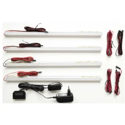 Wohnen Moderne Wohnwand-Möbel im Set - Loazin (vierteilig)