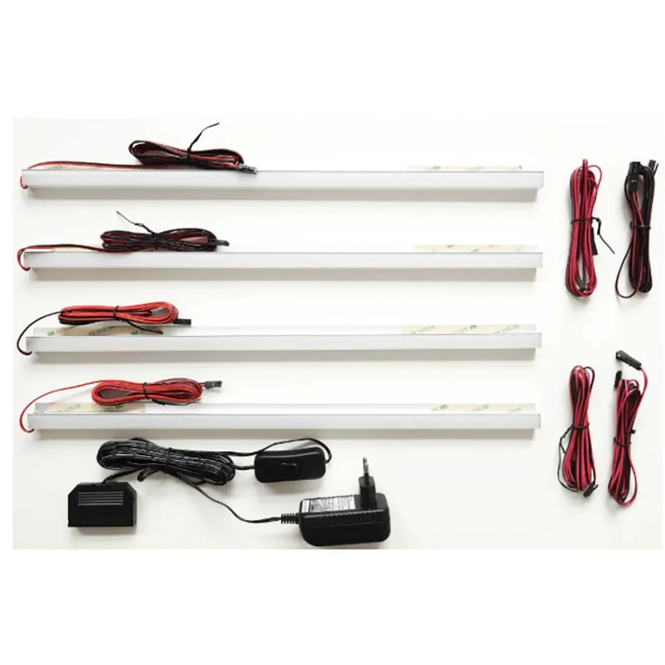 Wohnen Moderne Wohnwand-Möbel im Set - Loazin (vierteilig)