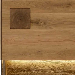 Moderne Wohnzimmervitrine aus Wildeiche Massivholz - Millena^Wohnen Sale