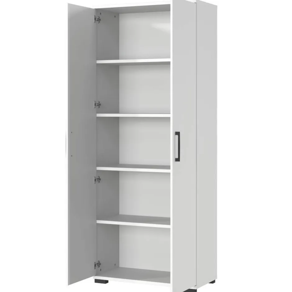 Moderner Aktenschrank in Lichtgrau - Halcoms^Wohnen Best