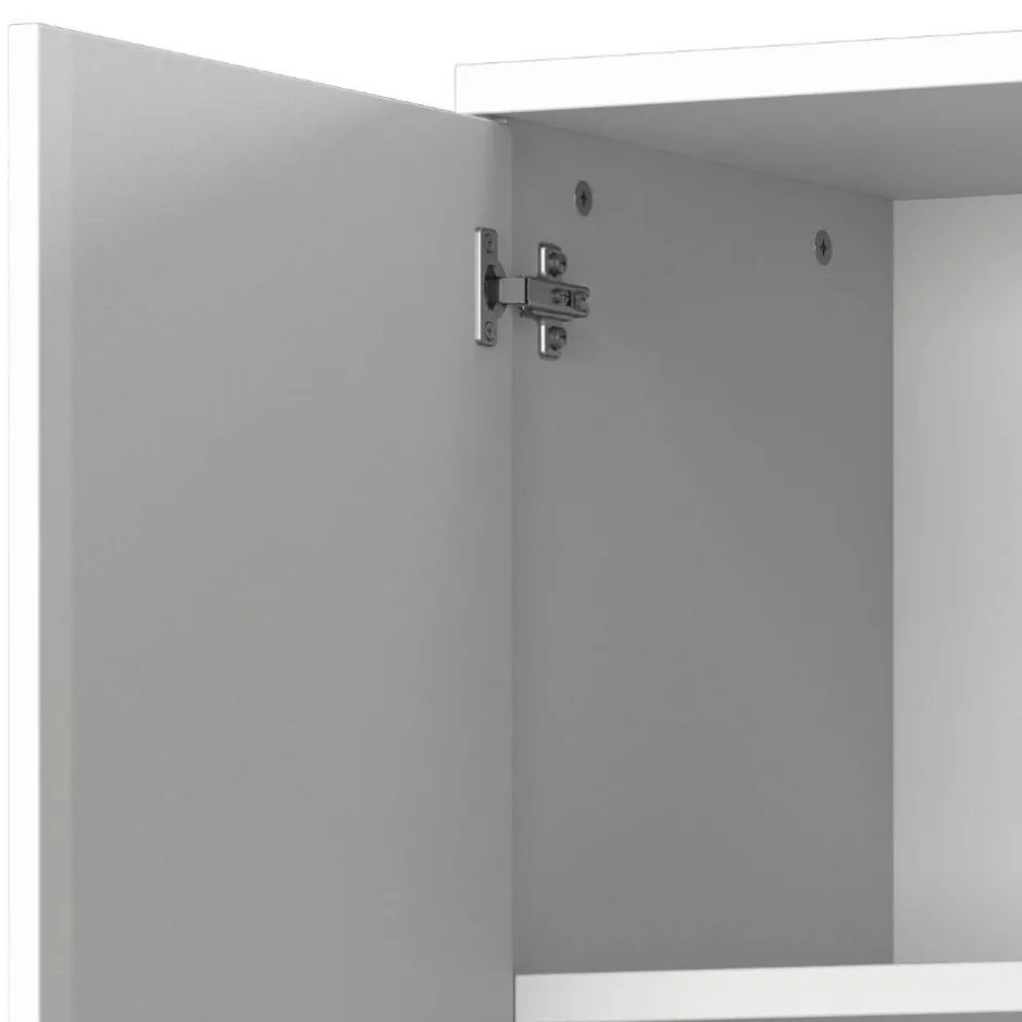 Moderner Aktenschrank in Lichtgrau - Halcoms^Wohnen Best