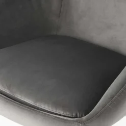 Moderner Armlehnenstuhl in Grau & Schwarz - Sazilo (2er Set)^Wohnen Hot