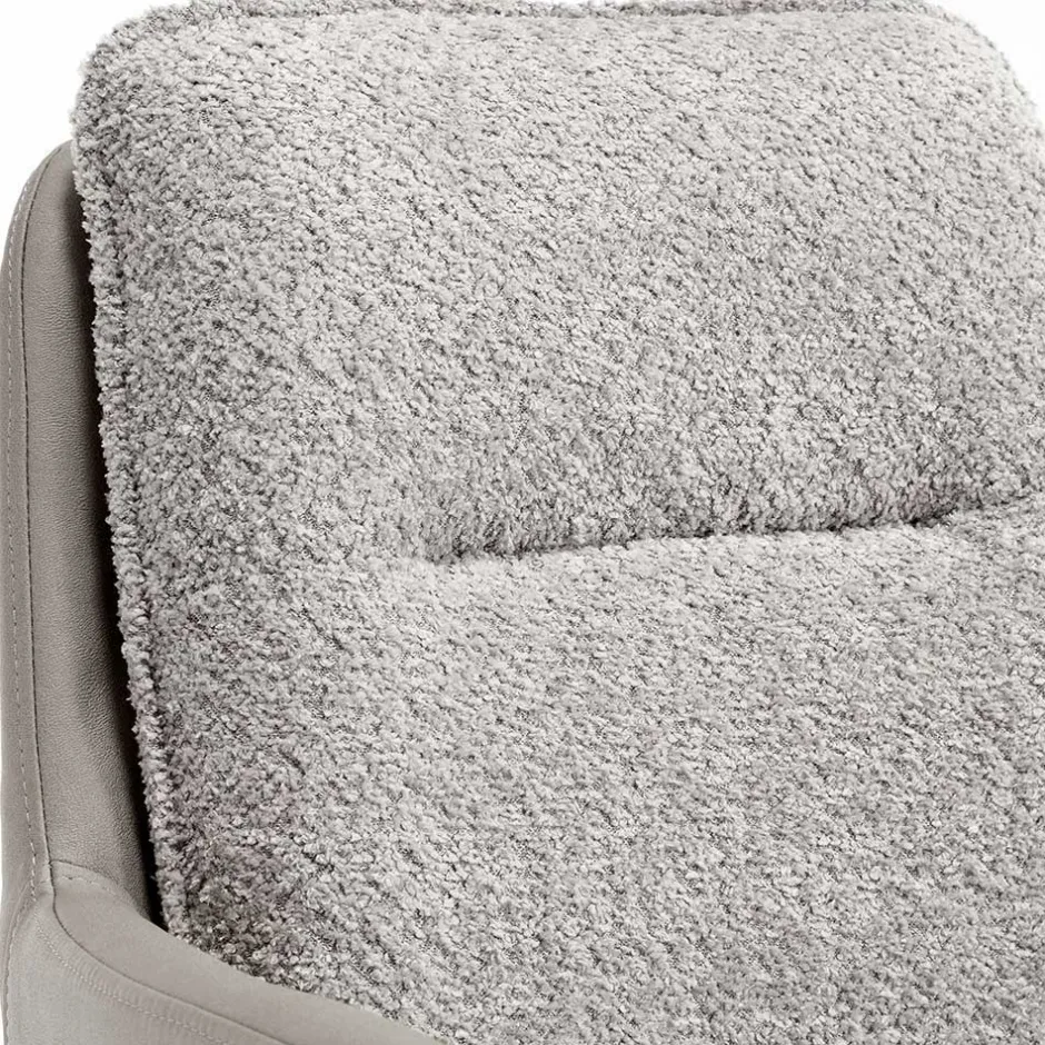 Wohnen Moderner Armlehnenstuhl in Grau - Lyra (2er Set)