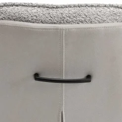 Wohnen Moderner Armlehnenstuhl in Grau - Lyra (2er Set)