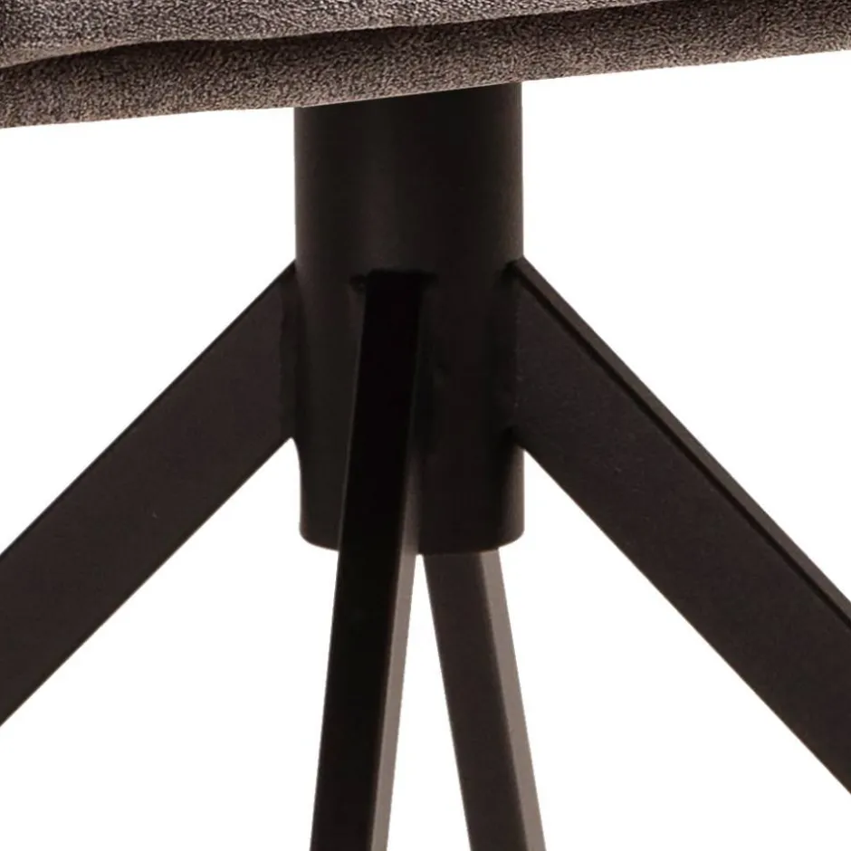 Moderner Armlehnenstuhl in Braun - Myrano^Wohnen