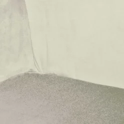 Wohnen Moderner Armlehnenstuhl in Creme Samtstoff - Trocios