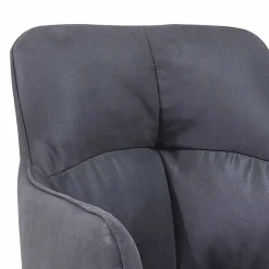 Wohnen Moderner Armlehnstuhl in Anthrazit - Clienti (2er Set)