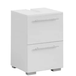 Wohnen Moderner Bad Waschbeckenschrank in Weiß - Tyler