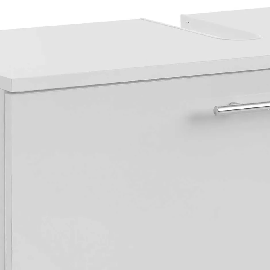 Wohnen Moderner Bad Waschbeckenschrank in Weiß - Tyler