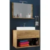 Wohnen Moderner Bad Waschplatz im Holz Look - Toulon (zweiteilig)