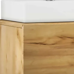 Wohnen Moderner Bad Waschplatz im Holz Look - Toulon (zweiteilig)