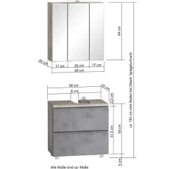 Moderner Badblock Set-Angebot - Mia (fünfteilig)^Wohnen Sale