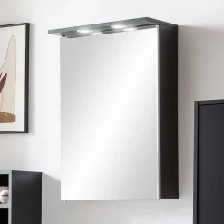 Moderner Badschrank mit Spiegeltür - Vulcanisa^Wohnen New