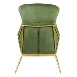 Wohnen Moderner Einzelsessel in Grün & Messing - Vetro