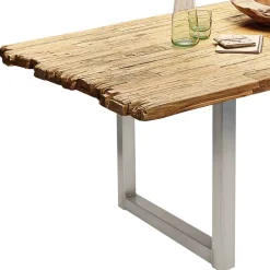 Wohnen Moderner Esstisch aus recyceltem Teakholz - Adison