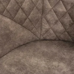 Wohnen Moderner Esstisch Sessel in Taupe - Gozos (2er Set)