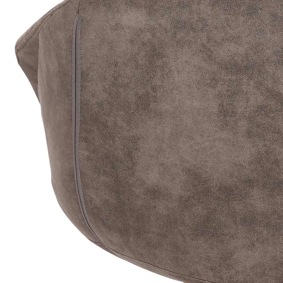 Wohnen Moderner Esstisch Sessel in Taupe - Gozos (2er Set)